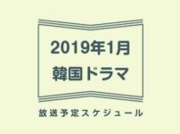 2019年1月放送予定