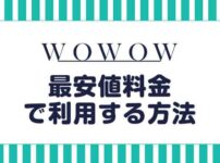 WOWOWで韓国ドラマ視聴方法と料金説明